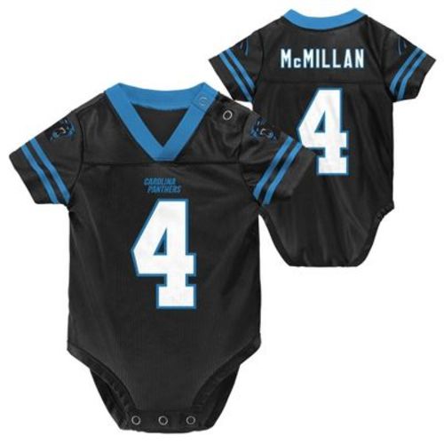 NFL Carolina Panthers Boys' McMillian Bodysuit Jersey - 12M