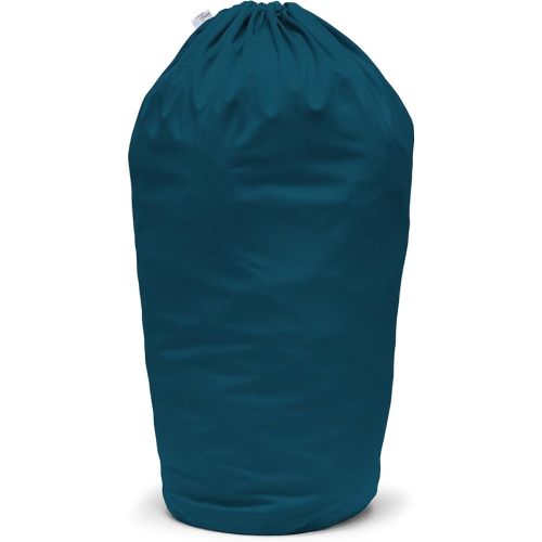 Kanga Care Seam Sealed Drawstring Reusable Diaper Pail Liner Large Barrel Shape 26" height x 51" top x 33" base | Caribbean