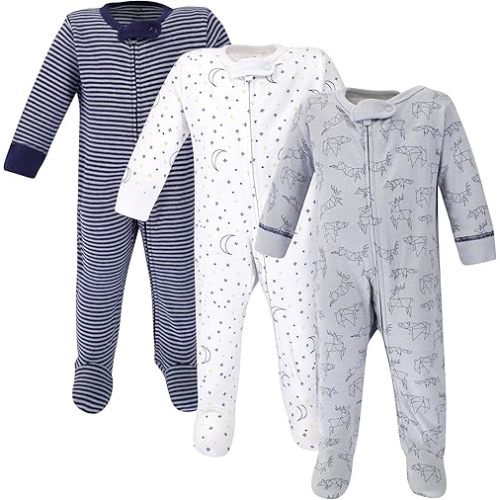 Touched by Nature Baby Girls' Organic Cotton Sleep and Play