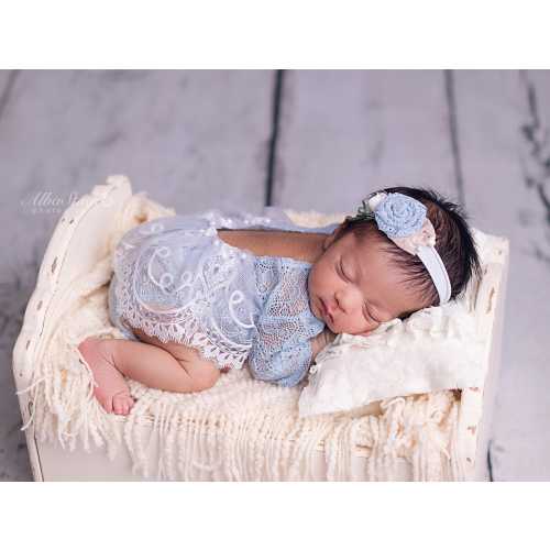 Newborn girl photo outfit lace romper set, newborn girl photo outfit baby girl low back long sleeve  romper props newborn photography