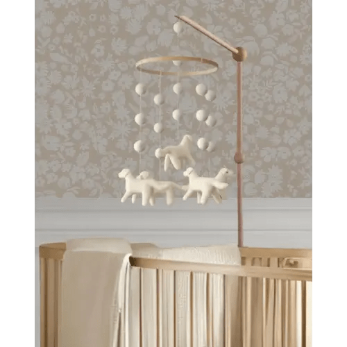 English Cream Retriever Baby Mobile