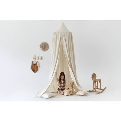 Baby Crib Canopy | Linen Hanging Canopy for Nursery | Ceiling Canopy for Baby Bed | Canopy for Crib | Nursery Room Décor