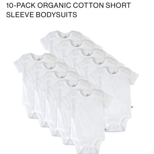 10-Pack Organic Cotton Short Sleeve Bodysuits | Honest Baby Clothing