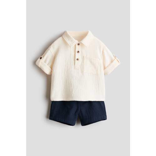 2-PIECE COTTON SEERSUCKER SET