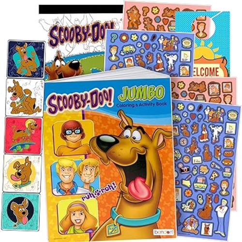 Amazon.com: Scooby Doo Coloring Book with Scooby doo Stickers : Toys & Games