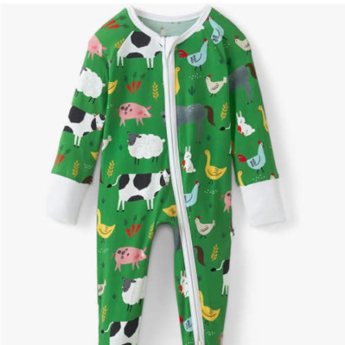 Little Sleepies Pajamas for Baby Boys & Girls, Viscose from Bamboo Baby Pajamas, Preemie & Newborn Sleepers, 2-Way Zipper PJs