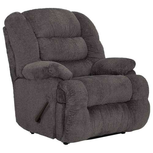 Moore Furniture Everest Oversized Rocker Recliner in Nucleus Cement