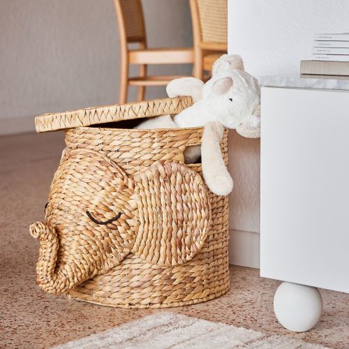 Elephant Basket - Natural