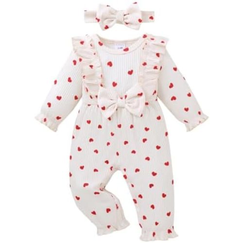 Renotemy Baby Girl Clothes Gifts Newborn Essential Outfit Preemie-12Months