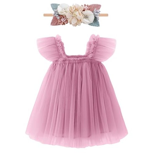 Dress with Flower Headband
