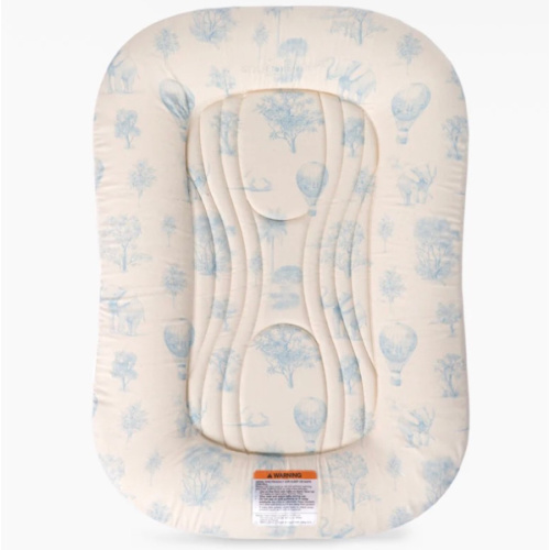 Snuggleme Infant Lounger Wave | Blue Toile