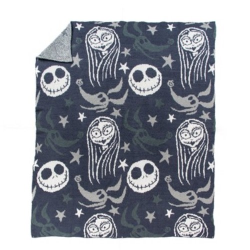 Disney Nightmare Before Christmas Feather Knit Fluffy 50x60 Throw Blanket