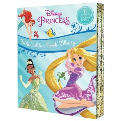 Disney Princess Little Golden Book Library -- 6 Little Golden Books - by Various (Mixed Media Product)