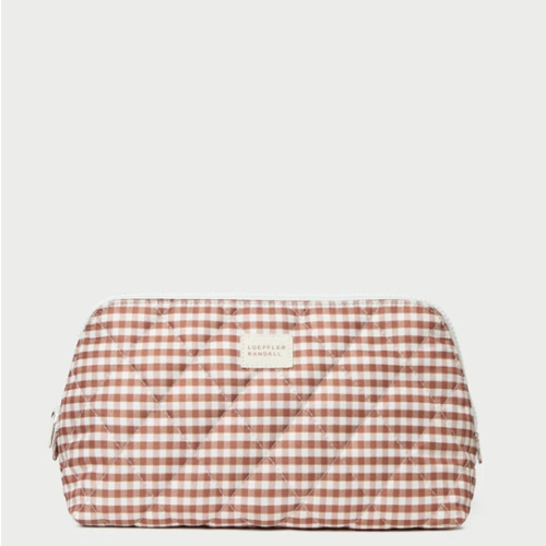 Frances Brown Gingham Cosmetic Pouch | Accessories