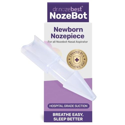Dr. Noze Best NozeBot Newborn Nosepiece | Replacement newborn nosepiece designed for use with the Dr. Noze Best NozeBot nasal aspirator.