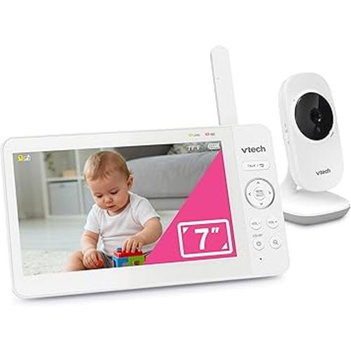 VTech VM350 Baby Monitor, 5" Screen, 1000ft Long Range, Night Vision, 2-Way Talk, Lullabies, Secured Transmission No WiFi