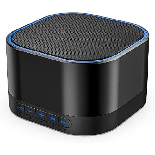 Magicteam Sound Machine White Noise Machine with 20 Non Looping Natural Soothing Sounds Memory Function 32 Levels of Volume Powered by AC or USB and Sleep Sound Timer Therapy for Baby Kids Adults