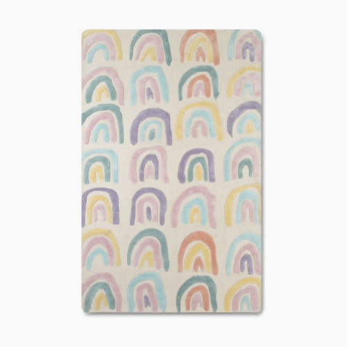 Delta Children Hand-Tufted Wool Blend Area Rug - Over The Rainbow, 5' x 8'