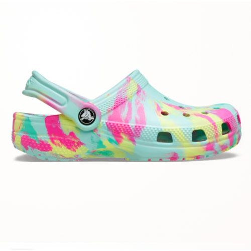 Crocs Toddler Classic Aquamarine Marbled Clog - Any Size C4-C7