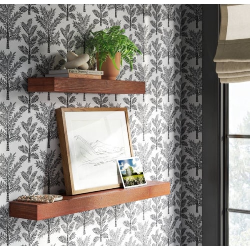 36" Floating Wood Shelf - Threshold™