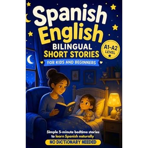 Spanish-English Bilingual Short Stories for Kids and Beginners: Simple 5-Minute Bedtime Stories to Learn Spanish Naturally - No Dictionary Needed