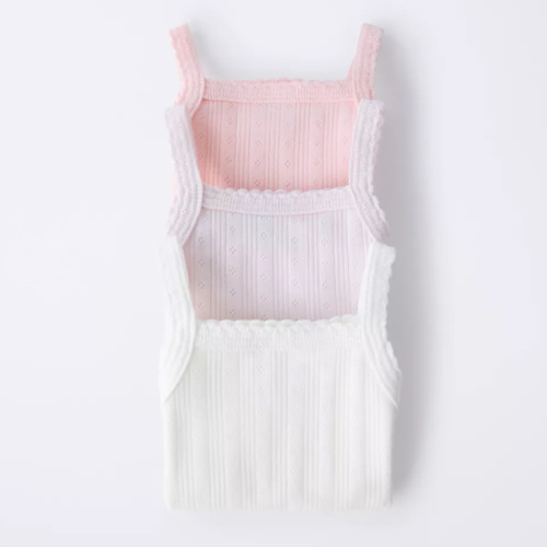 THREE-PACK OF RIB KNIT BODYSUITS WITH CUTOUT DETAIL - Pink | ZARA United States