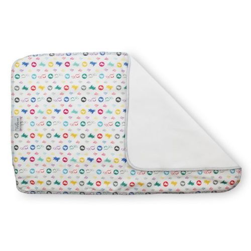 Kanga Care Reusable Absorbent & Waterproof Changing Pad 24" x 15" - Roozy White