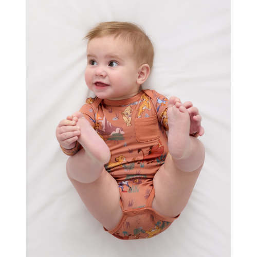 Disney Simba's Safari Pocket Bodysuit | Little Sleepies
