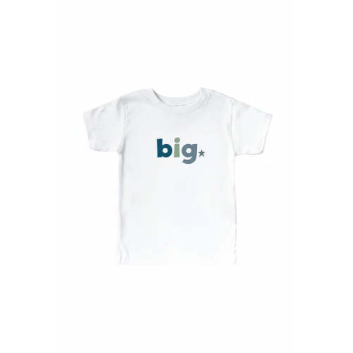 Big, Middle, Little Graphic Tee | White