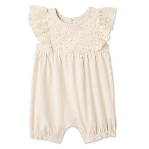 George Baby Girls' Eyelet Romper - Walmart.ca
