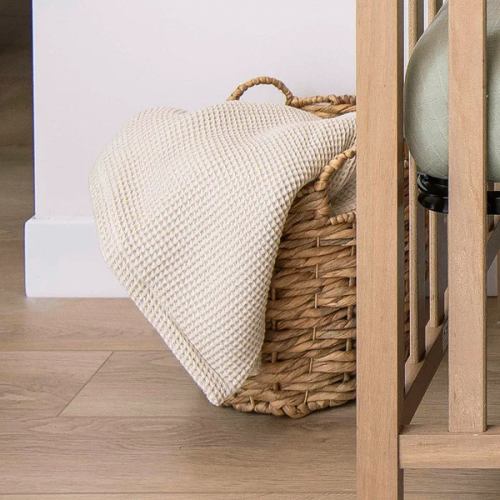 Organic Waffle Baby Blanket