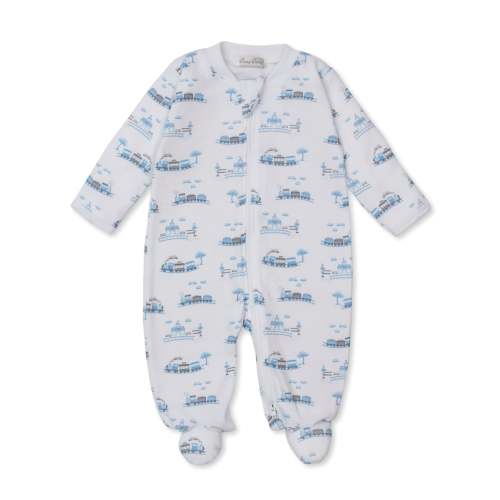 Kissy Kissy Roundabout Railroad Zipper Footie