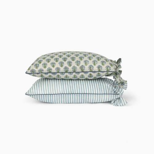 Toddler Pillow Set in Pacific Mist
