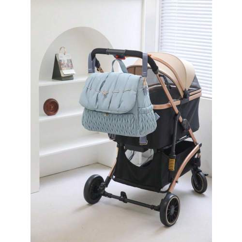 1pc Large Capacity Diaper Bag, Quilted Baby Bag With Adjustable Shoulder Strap, Multifunction Changing Bag For Mom And Dad, Travel Nappy Bag Hospital Bag For NewBorn Baby, Back To School | SHEIN USA