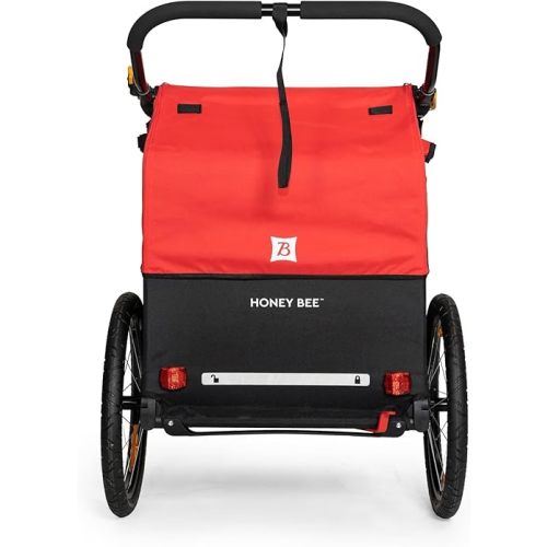 Burley Honey Bee, 2 Seat Kids Bike Trailer & Stroller