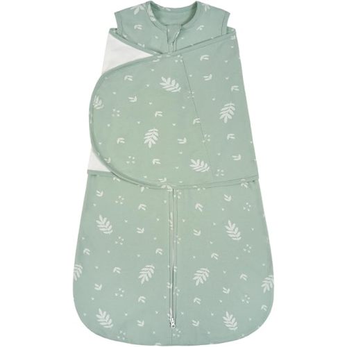 ZIGJOY Baby Swaddle Sleep Sack, 1.0 TOG Sleep Sack Swaddles for Newborns & infant 0-6 Months 100% Cotton Baby Wearable Blanket for Newborn Registry Essentials