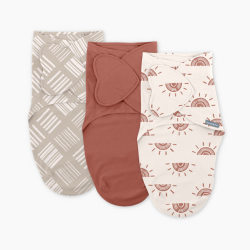 SwaddleMe Monogram Collection Swaddle (3-Pack) - Rising Sun