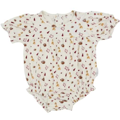 Hamner Hill Girls Texas A&M Reveille Collie Pom Bubble – Howdy House Kids