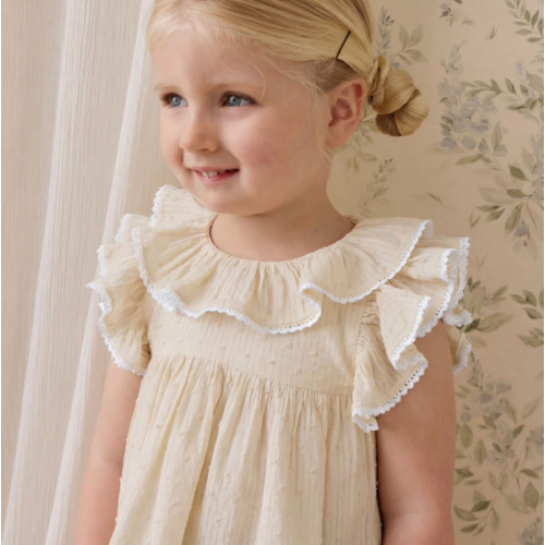 Organic Cotton Banks Blouse-Parchment – Jamie Kay USA
