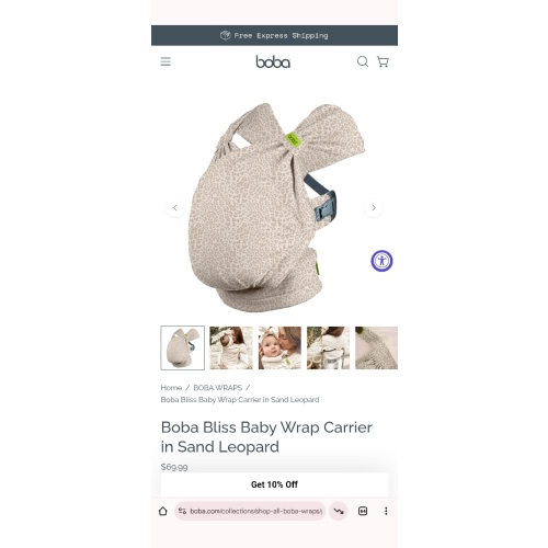 Boba Bliss Baby Wrap Carrier in Sand Leopard – Boba Inc.