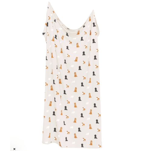 Swaddle Blanket in Fluffy Dog