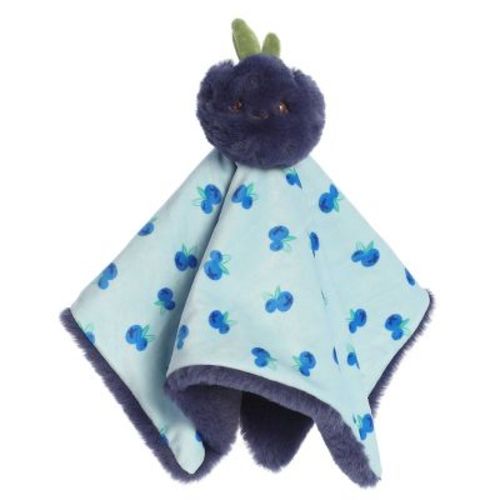 ebba Large Blueberry Luvster Precious Produce Snuggly Baby Stuffed Animal Blue 13"