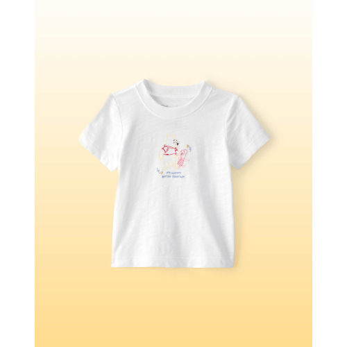 Baby Disney© Winnie the Pooh Embroidered Graphic Tee - White - OshKosh B'gosh | Carter's