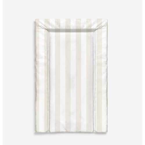 Baby Changing Mat - Stripes Beige, Nappy Changing Mat, Waterproof Mat, Baby Gift, Wedge Changing Mat, Beige Stripe Nursery Decor