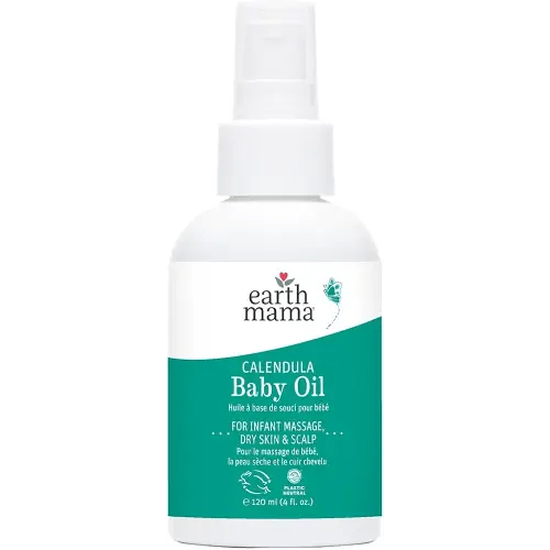 Earth Mama Calendula Baby Oil, 120ml