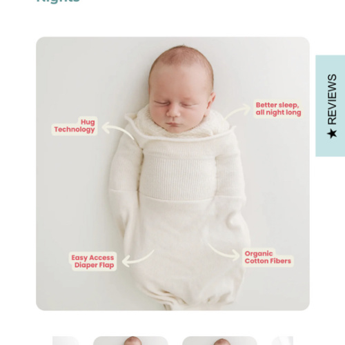 Organic Cotton Swaddle Sleep Sack – Swaddelini