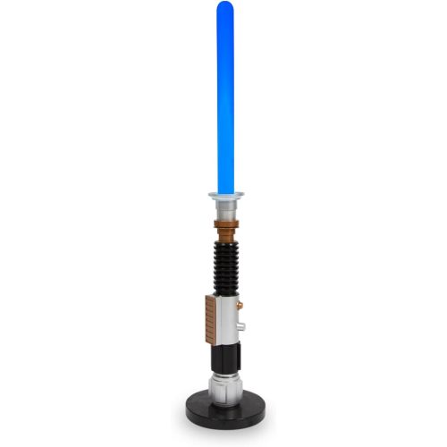 Star Wars OBI-Wan Kenobi Blue Lightsaber 24-Inch Desktop LED Mood Light | Nightstand Table Lamp for Bedroom, Desk, Playroom | Home Decor Kids Room Essentials | Movie Gifts and Collectibles