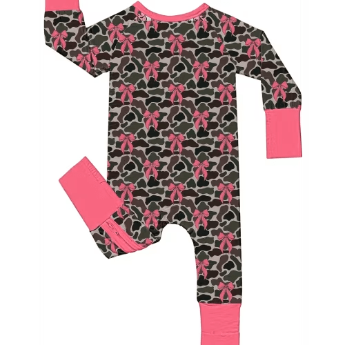 newborn baby girls bamboo fiber bamboo fiber long sleeve zip - Temu