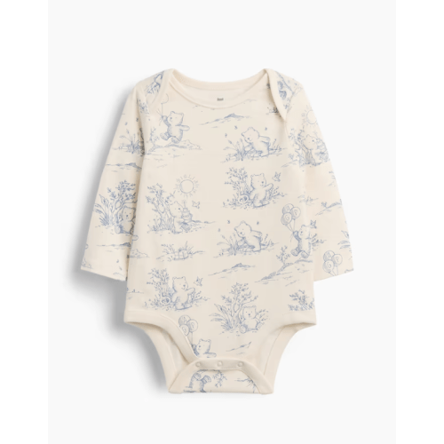 Baby First Favorites Organic Cotton Bear Toile Bodysuit