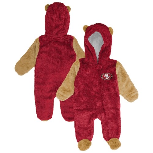 San Francisco 49ers Stay Napping Teddy Fleece Onesie - Newborn